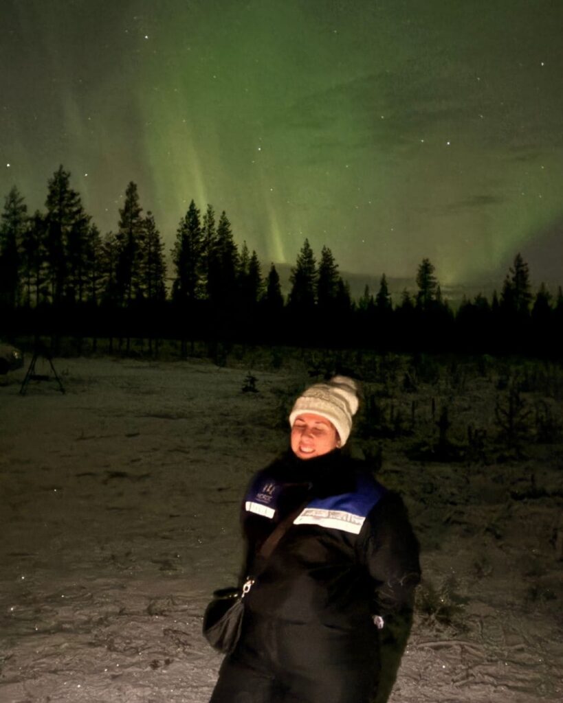 Susy consulente di viaggio aurora boreale Lapponia