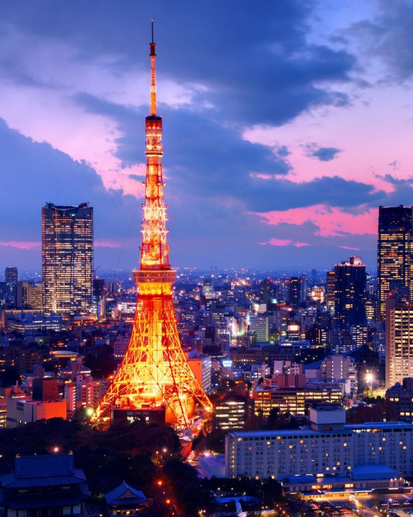 Tokyo Tower Giappone - viaggi da sogno su misura con Viaggia con Luna travel designer